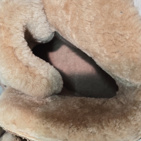 Ugg Australia Women Cozy Tan Suede Shearling Boots Sz 6 - Picture 8 of 13